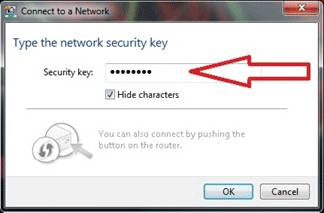 Type Network Security Key